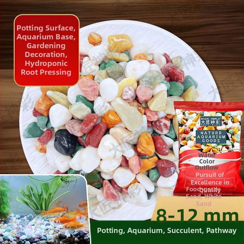 Prírodné kamene Rain Flower na dno akvária, povrch pre hydroponiku a dekor pre sukulentné rastliny