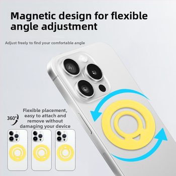 MagSafe magnetski držač prstena za telefon od tekućeg silikona – universalni, prilagodljivi, Lucky brend