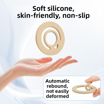 MagSafe magnetski držač prstena za telefon od tekućeg silikona – universalni, prilagodljivi, Lucky brend