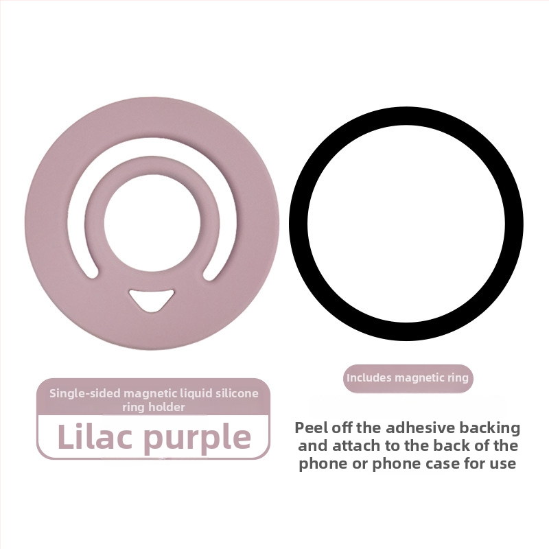 MagSafe magnetski držač prstena za telefon od tekućeg silikona – universalni, prilagodljivi, Lucky brend