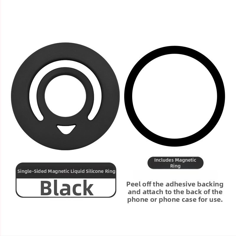MagSafe magnetski držač prstena za telefon od tekućeg silikona – universalni, prilagodljivi, Lucky brend