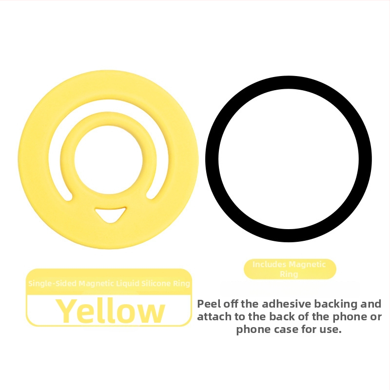MagSafe magnetski držač prstena za telefon od tekućeg silikona – universalni, prilagodljivi, Lucky brend