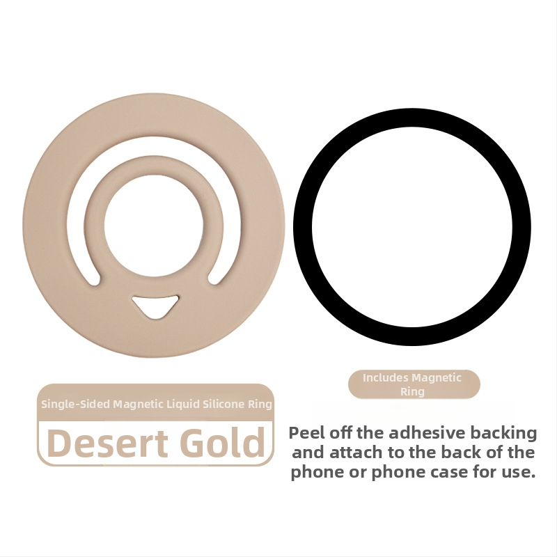 MagSafe magnetski držač prstena za telefon od tekućeg silikona – universalni, prilagodljivi, Lucky brend