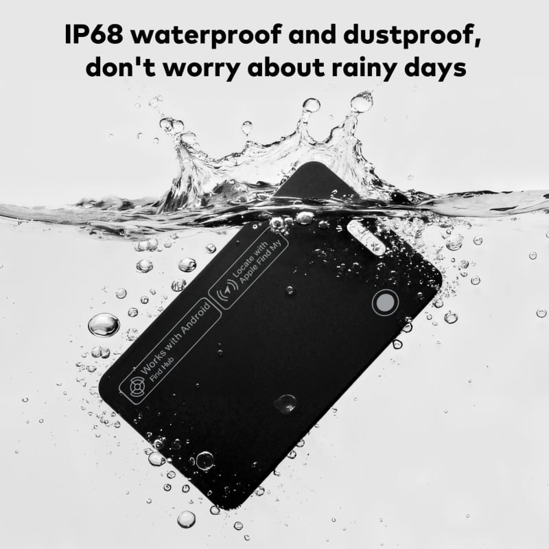 Hb12 Uređaj za karticu s dvostrukim sustavom protiv gubitka – kompatibilan s Androidom i iOS-om, globalno lociranje, 155mAh, PVC, 12,5 g