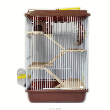 Kavez za hamster s 5 etažama, vila-kastel u stilu, plastični, 28×20×45 cm, unutarnja i vanjska upotreba