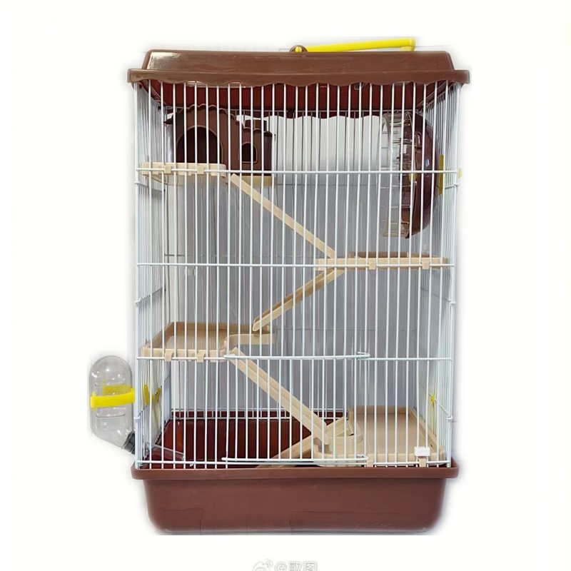 Kavez za hamster s 5 etažama, vila-kastel u stilu, plastični, 28×20×45 cm, unutarnja i vanjska upotreba
