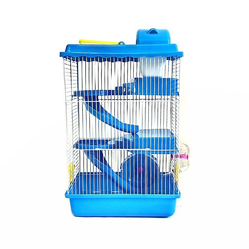 Kavez za hamster s 5 etažama, vila-kastel u stilu, plastični, 28×20×45 cm, unutarnja i vanjska upotreba