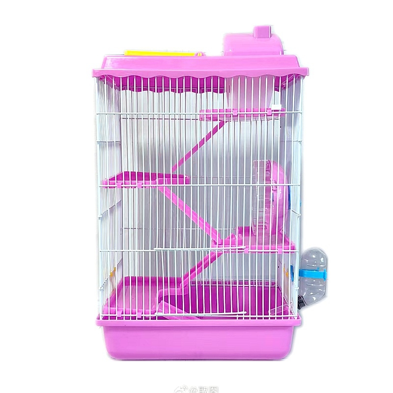 Kavez za hamster s 5 etažama, vila-kastel u stilu, plastični, 28×20×45 cm, unutarnja i vanjska upotreba