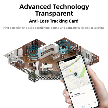 TRANGJAN P21 Lokator za izgubljene predmete, bežični doseg 0.5 m, baterija 80 mAh, težina 10 g, PC materijal