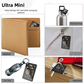 TRANGJAN P21 Lokator za izgubljene predmete, bežični doseg 0.5 m, baterija 80 mAh, težina 10 g, PC materijal