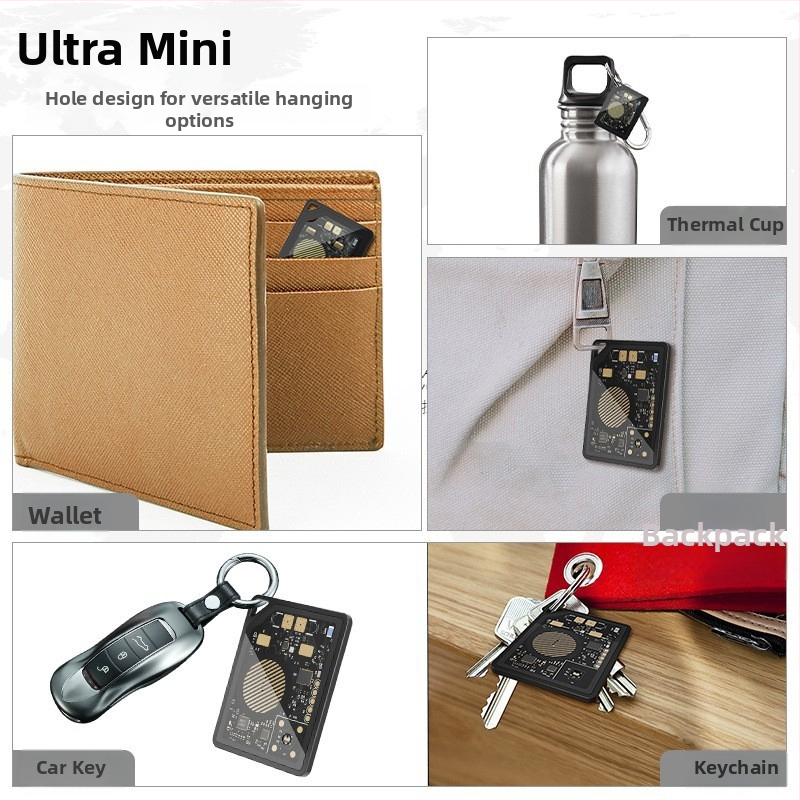 TRANGJAN P21 Lokator za izgubljene predmete, bežični doseg 0.5 m, baterija 80 mAh, težina 10 g, PC materijal