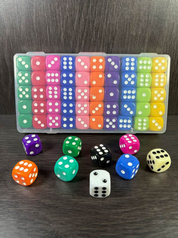 Kockák - akril, lekerekített sarkok, más alakú, 500 darabos doboz, testreszabás elérhető