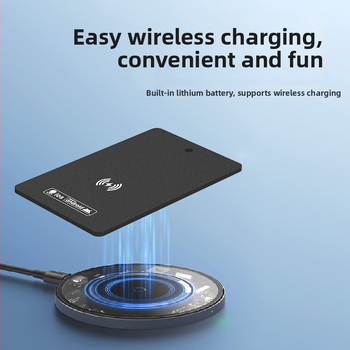 GPS tracker za novčanik protiv gubitka, Bluetooth, bežično punjenje, vodootporan, 120 mAh baterija, ABS materijal