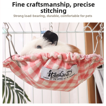 Vodootporan hamster viseći krevet i spavaća vreća za male kućne ljubimce – za sve sezone, jednostavno za čišćenje, pogodno za hamstere, Sugar Glider i ptice