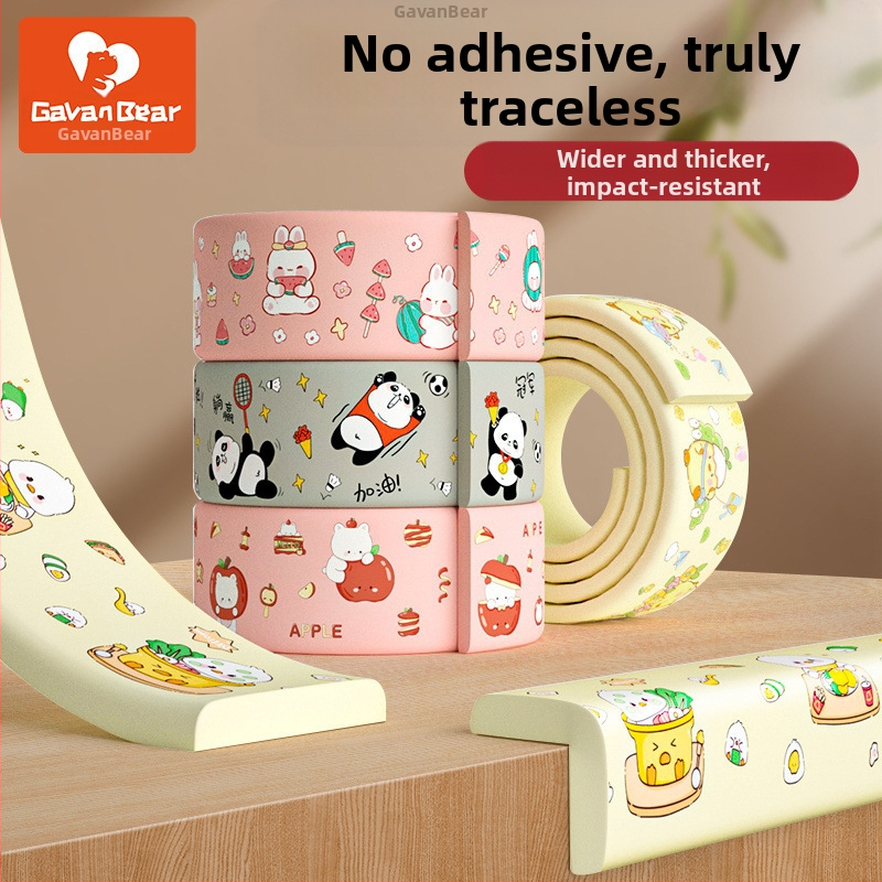 Detský ochranný roh stola, s mäkkým polstrovaním, proti nárazu