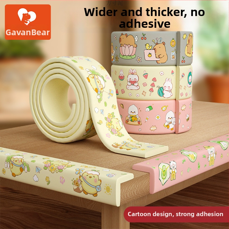 Detský ochranný roh stola, s mäkkým polstrovaním, proti nárazu