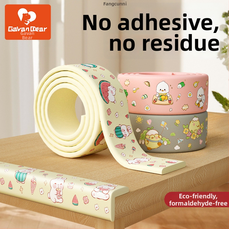 Detský ochranný roh stola, s mäkkým polstrovaním, proti nárazu