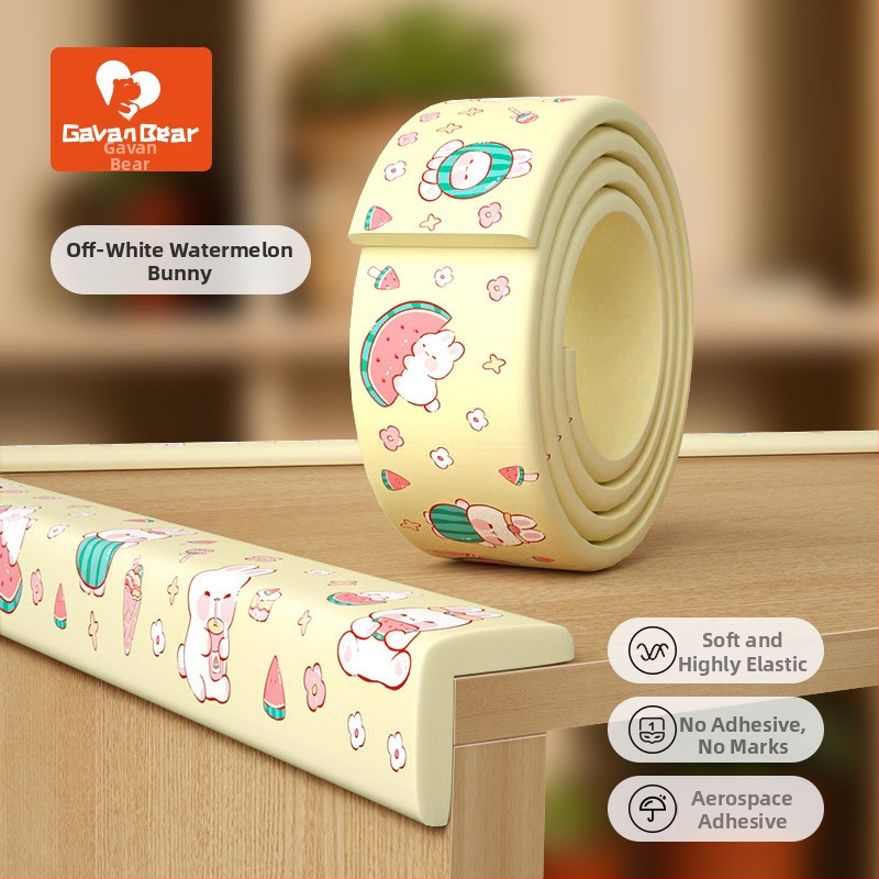 Detský ochranný roh stola, s mäkkým polstrovaním, proti nárazu