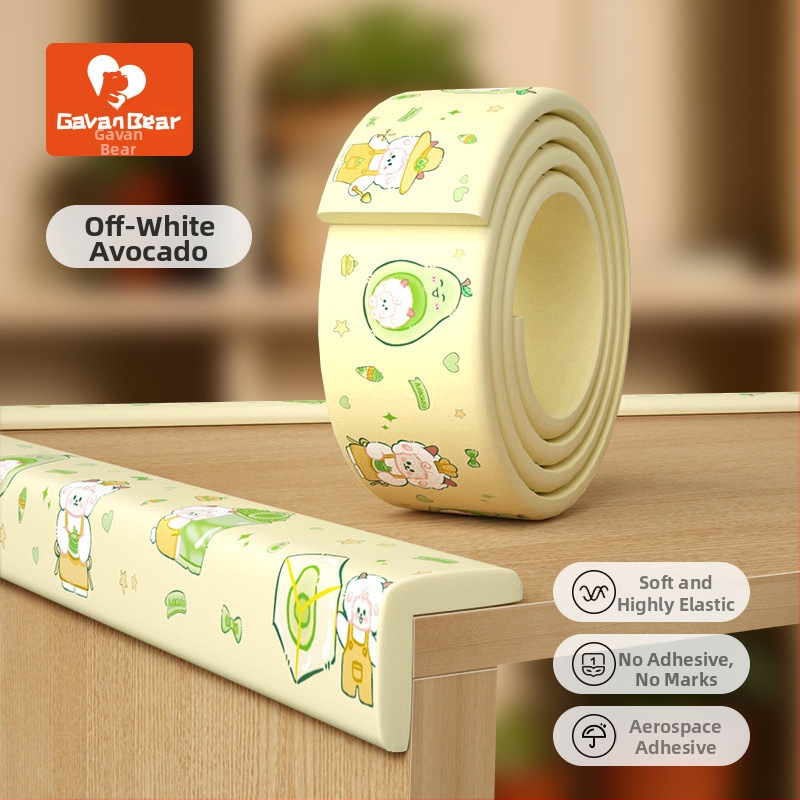 Detský ochranný roh stola, s mäkkým polstrovaním, proti nárazu