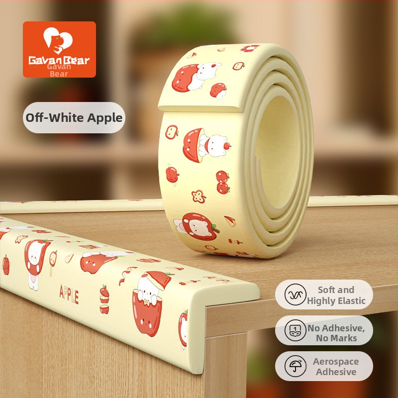 Detský ochranný roh stola, s mäkkým polstrovaním, proti nárazu