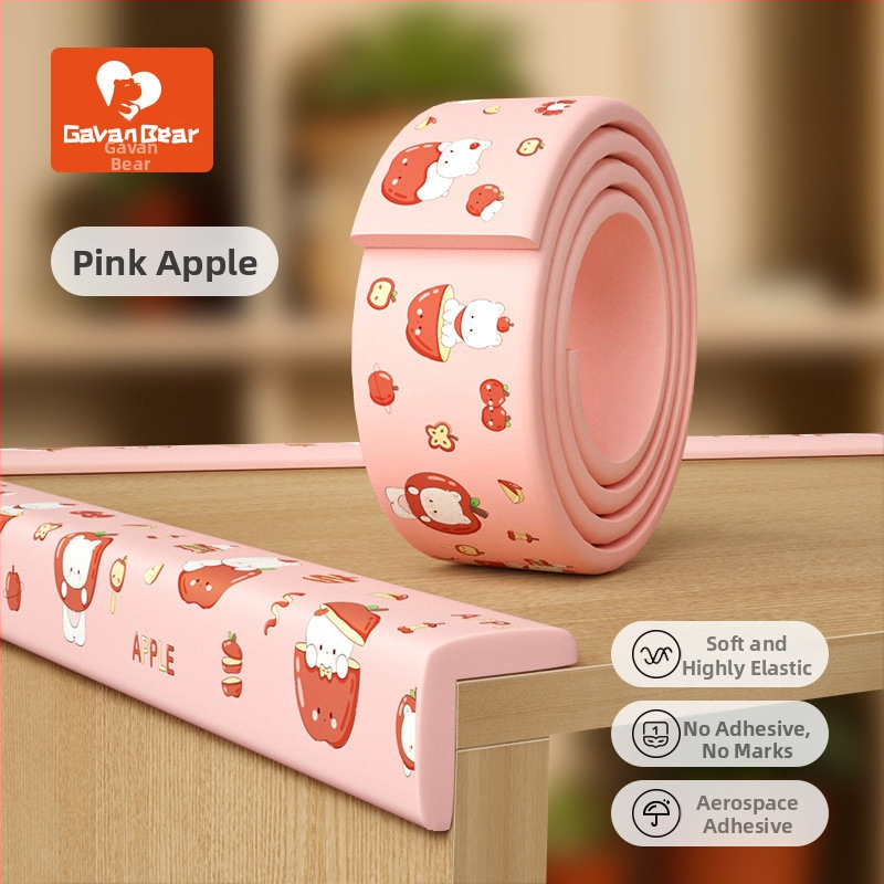 Detský ochranný roh stola, s mäkkým polstrovaním, proti nárazu