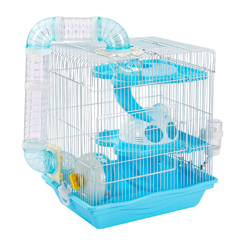 Trostruki hamster vila kavez, plastični, otklopni, pravokutnog oblika, za unutarnju upotrebu