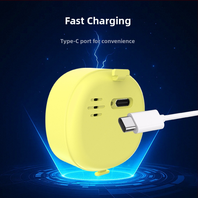 Noćna svjetiljka za kućne ljubimce s locatorom — klips-on, USB-C, baterija 150 mAh, doseg 15 m, PVC/silikon/ABS, zvučnik 70 dB, TX23