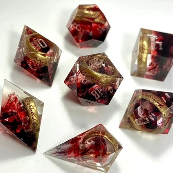 Xuxinsheng D20 kocke od epoksidne smole - dvadesetostrane, stil s pravim kutem, 100 komada, Kina