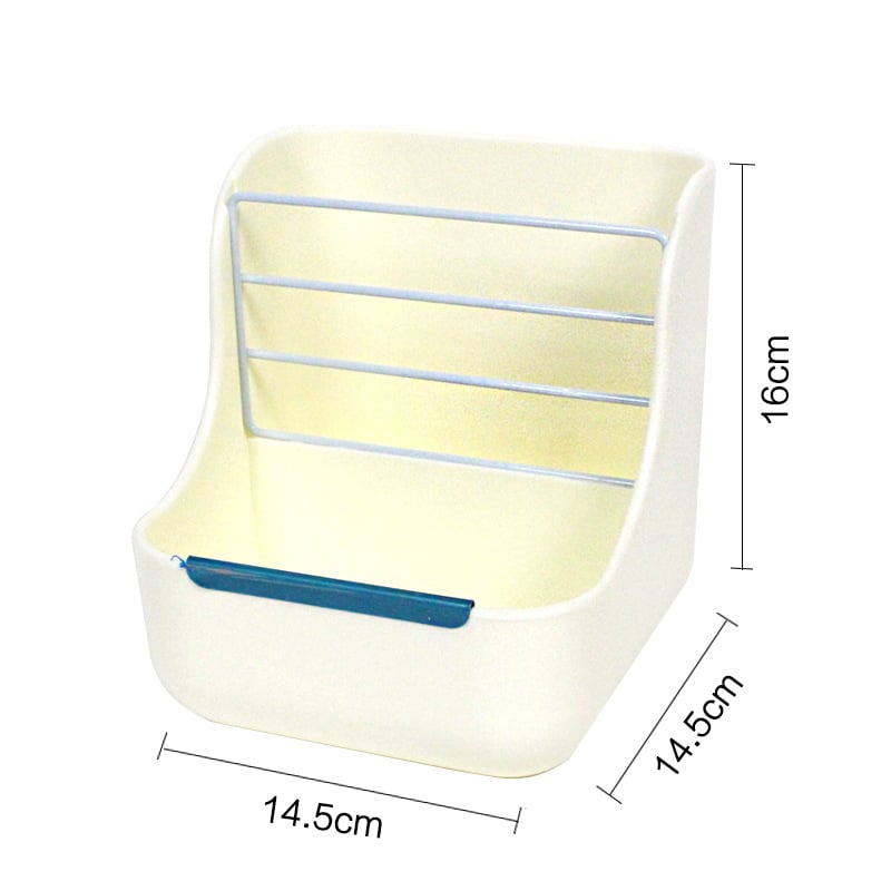 Yisen Dvostruki stalak za travu i zdjelu za hranu sa fiksnim oprugom