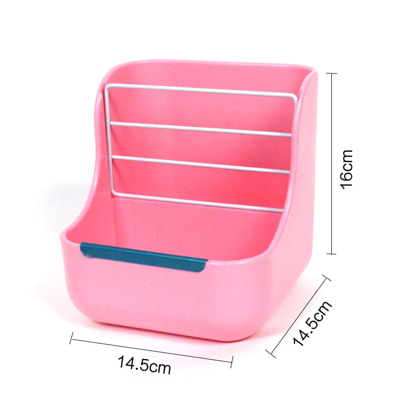 Yisen Dvostruki stalak za travu i zdjelu za hranu sa fiksnim oprugom