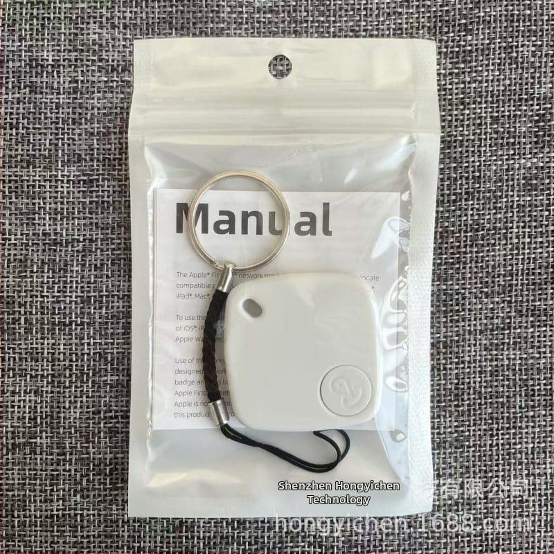 FindMy Sualio Tag Bluetooth tracker za predmete – doseg do 20 m, Bluetooth 5.0, baterija 210 mAh, ABS kućište, težina 9,5 g