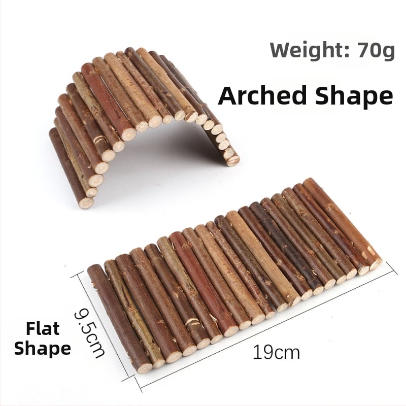 Set igračaka za hamstere: tunel od vrbovih grana, gnijezdo, ljuljačka, hamak, ljestve i ograda; za Totoro; porijeklo Zhejiang; marka Pet taro