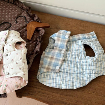 Zimska pamučna vesta za kućne ljubimce, debela i topla za male pse i mačke