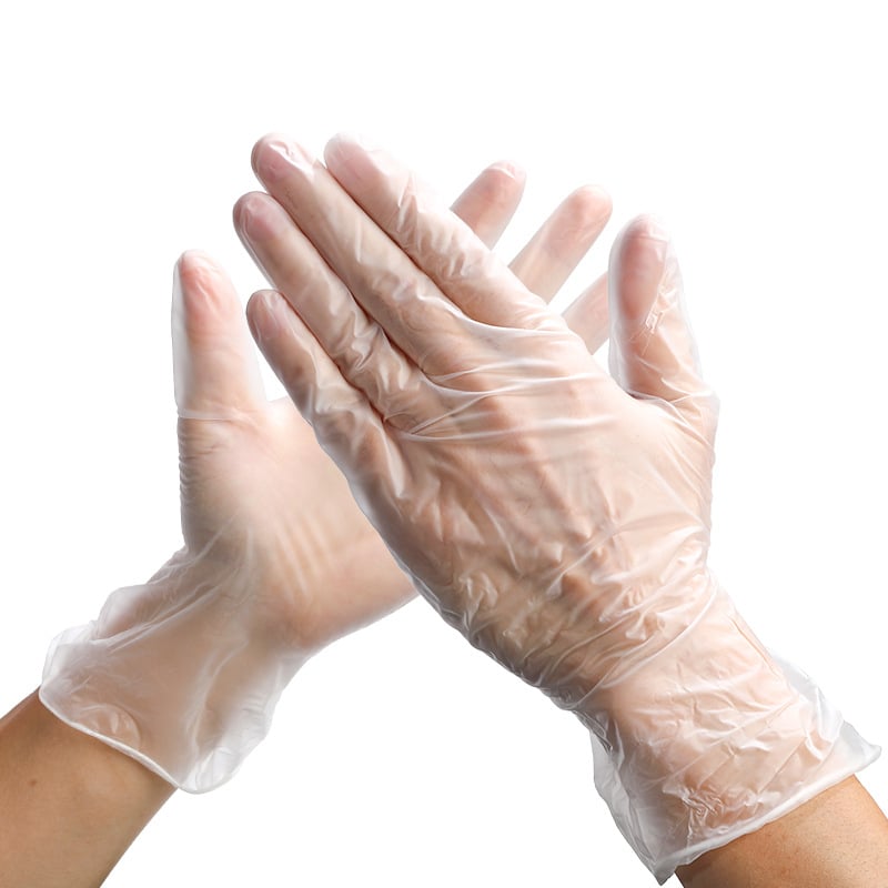 PVC rukavice za jednokratnu upotrebu — kvalitete hrane, prozirne, vodootporne, zaštita od prašine, biološki razgradive.