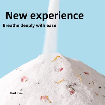 Dvojitý kúpeľný piesok pre škrečka a piesok na moč – špeciálna kúpeľ pre škrečka, deodorizačný močový piesok