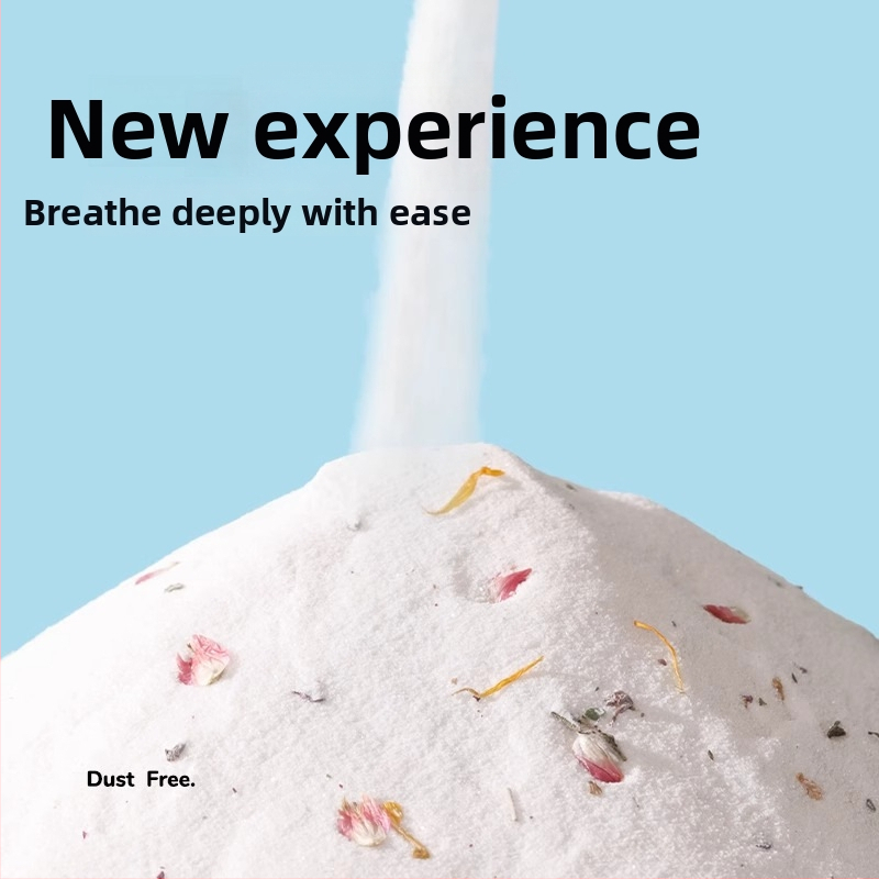 Dvojitý kúpeľný piesok pre škrečka a piesok na moč – špeciálna kúpeľ pre škrečka, deodorizačný močový piesok