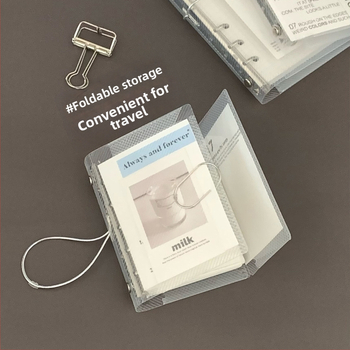 M5 kućište za listove za planere A7/A6, prozirni PP s uzorkom twill, prijenosno tanak kućište