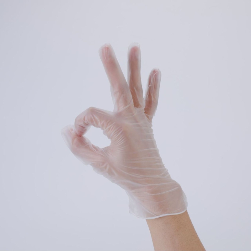 Jednokratne rukavice za kuhanje PVC – prozirne, antistatične, 0,05 mm, biološki razgradive