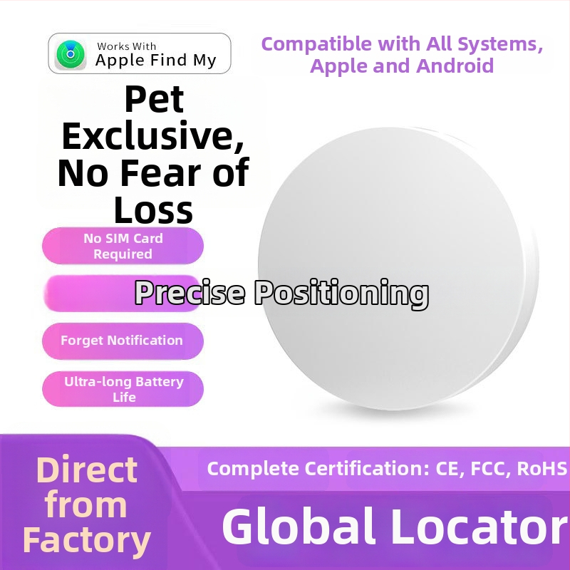 Bluetooth lokator Tag-A, kompatibilan s Androidom i iOS-om, domet 50 m, baterija 210 mAh, težina 7,5 g