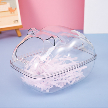 Hamsterova posuda za kupanje u pijesku – plastika, protiv rasprskavanja, Pet Boer