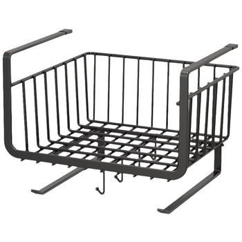 Držač kuhinjske papirne role bez bušenja za ormarić — drži papir, foliju i vrećice; izrađen od karbonskog čelika; skandinavski stil.