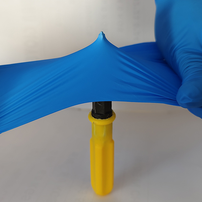 Jednokratne nitril rukavice – protuklizne, vodootporne i otporne na masnoće, debljina 0.05–0.1 mm, jednofarbni uzorak (Materijal: nitril; Debljina: 0.05–0.1 mm; Funkcija: protuklizno; Stil: vodootporno i otporno na masnoće; Uzorak: jednofarbni)