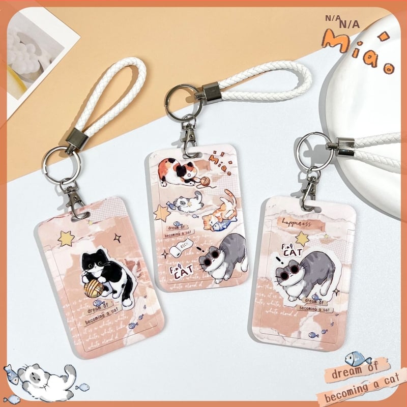 Калъф за карти, карикатурен стил, полупрозрачен ABS материал, с плъзгащ се капак