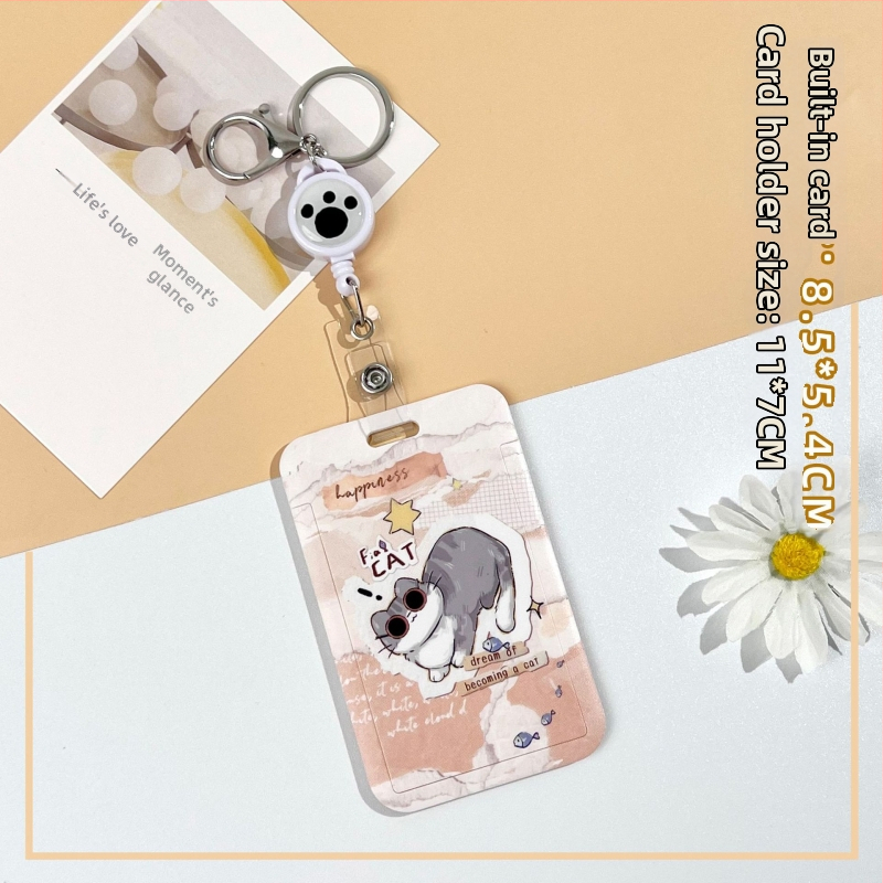 Калъф за карти, карикатурен стил, полупрозрачен ABS материал, с плъзгащ се капак