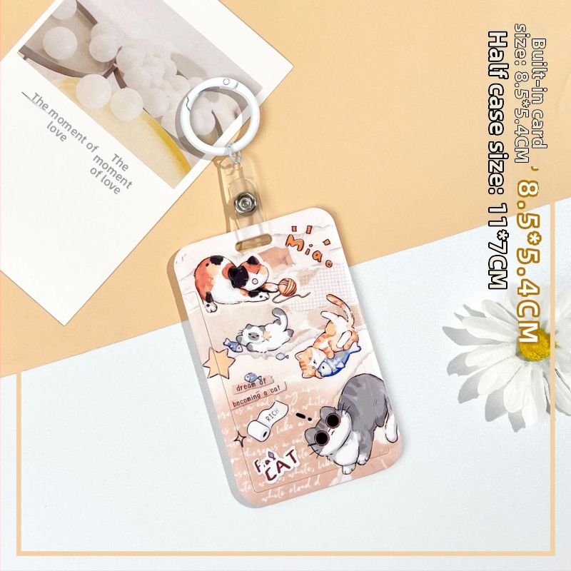 Калъф за карти, карикатурен стил, полупрозрачен ABS материал, с плъзгащ се капак