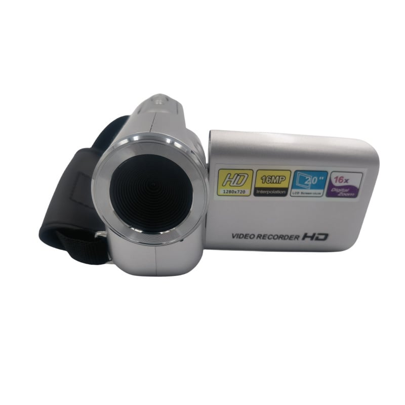 Dv22 digitális DV kamera otthoni használatra CMOS szenzorral, 16x optikai zoom, 1080p felvétel, SD kártya tárhely