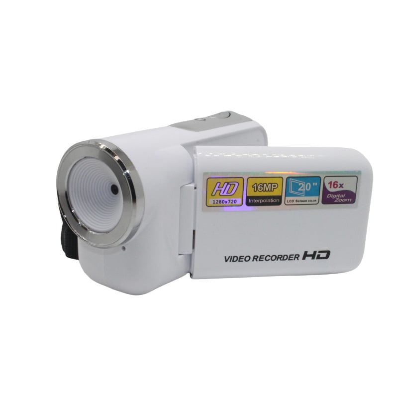 Dv22 digitális DV kamera otthoni használatra CMOS szenzorral, 16x optikai zoom, 1080p felvétel, SD kártya tárhely