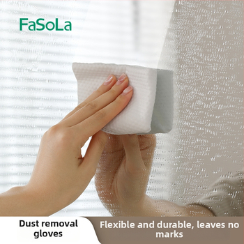 FaSoLa jednorazové rukavice na odstraňovanie prachu – netkaný materiál, bežná hrúbka, 100 kusov v balení