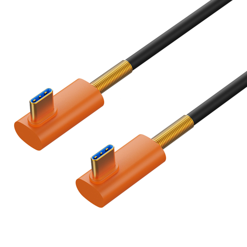 Szilikon USB4 Type-C digitális kábel, magja csupasz rézdrót, réz vezető, modell YR-GZU4-A01, digitális eszközökhöz