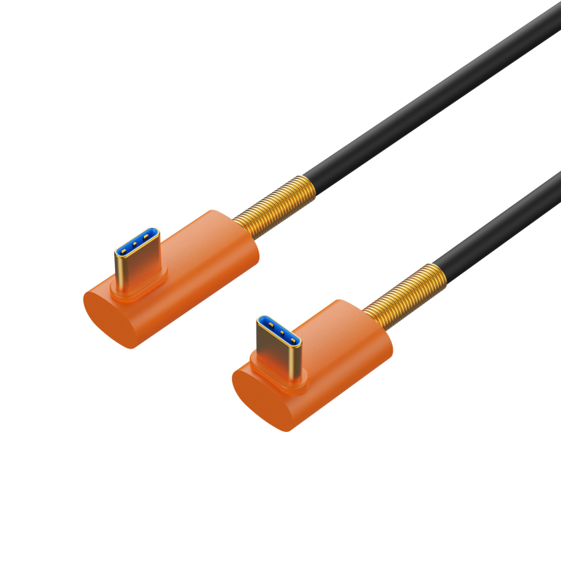 Szilikon USB4 Type-C digitális kábel, magja csupasz rézdrót, réz vezető, modell YR-GZU4-A01, digitális eszközökhöz